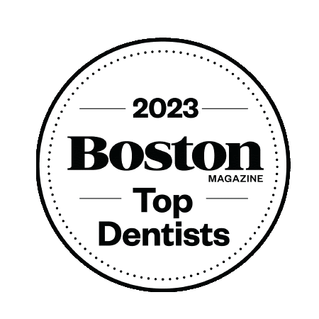 Boston Magazine Top Dentists 2022 award badge