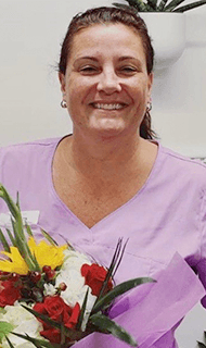 Dental hygienist Barbara
