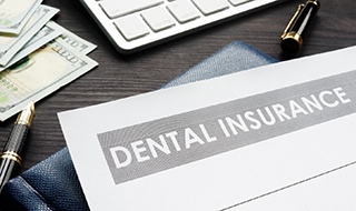 Dental insurance claim form for dental implants.