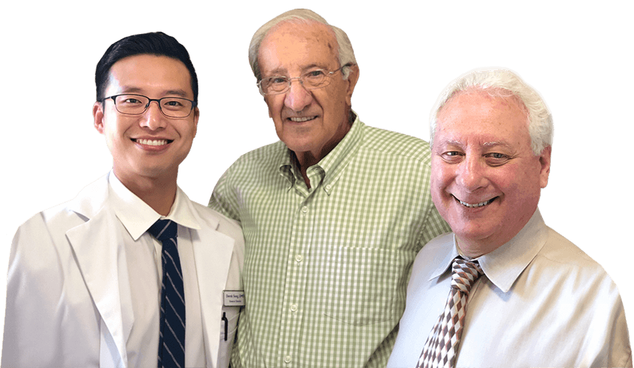 Burlington dentists Doctor Derek Song Doctor Louis Bruno and Doctor Richard Lewis